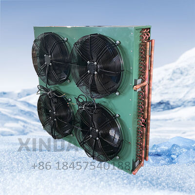 Refrigeration Condenser Unit H Type Fin-tube type Air Cooled  Condenser For Cold Room Refrigeration System with Weiguang/MaEr/BoYoung fan motors