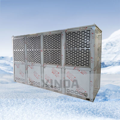 10HP U Box Type Low Noise Air-Cooled Condensing Unit Top Discharge Piston Compressor Condensing Unit For Cold Room