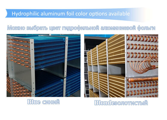 10HP U Box Type Low Noise Air-Cooled Condensing Unit Top Discharge Piston Compressor Condensing Unit For Cold Room