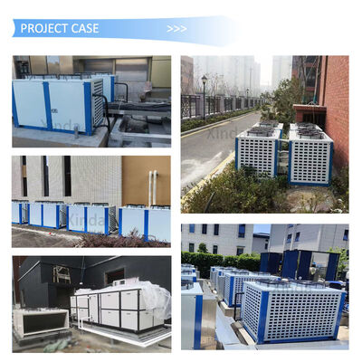10HP U Box Type Low Noise Air-Cooled Condensing Unit Top Discharge Piston Compressor Condensing Unit For Cold Room