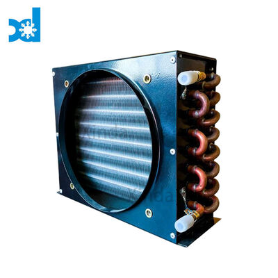 Xindacool Factory Direct Air Cooled Condenser Heat Exchanger With Four Fan Motors black Color For Sale