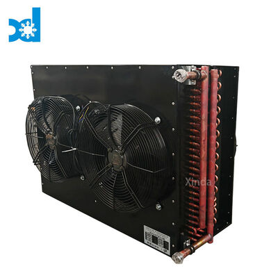 Xindacool Factory Direct Air Cooled Condenser Heat Exchanger With Four Fan Motors black Color For Sale