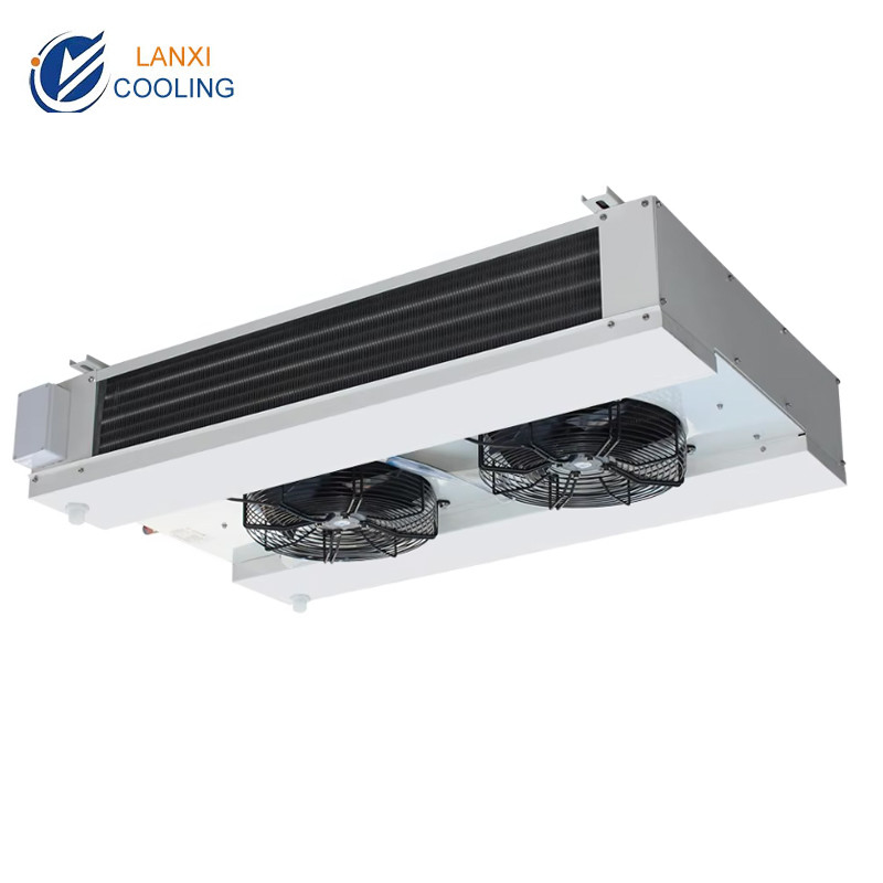 Double Side Blow Unit Cooler Rooftop Evaporator Industrial Air Cooler For Vegetable Cold Storage