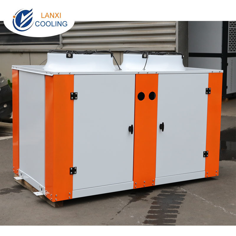 10 U/Box Type Air-cooled Unit With Discharge Upwards For Small Footprint Compressor Condensing Unit