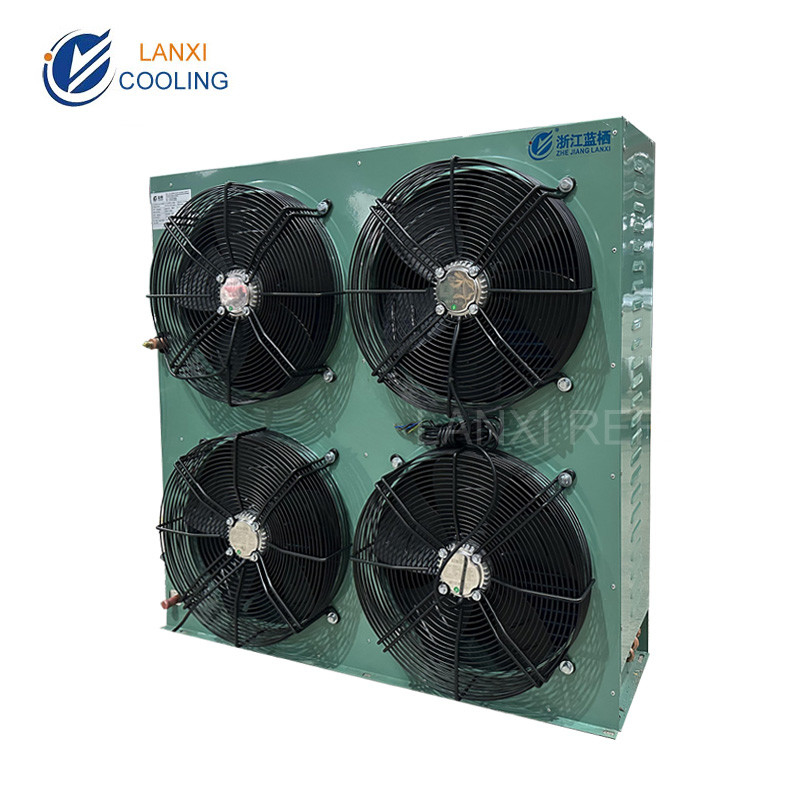 Refrigeration Condenser Unit H Type Air Cooled  Condenser For Cold Room system