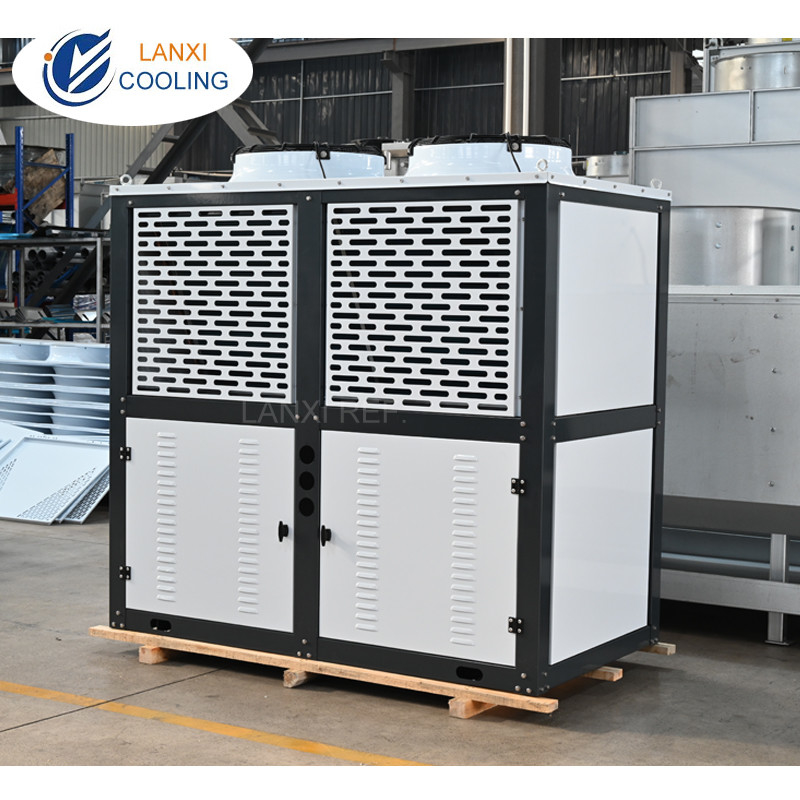 Air cooled Condenser V-type Double Layer Integrated Refrigeration Condensing Unit for cold room