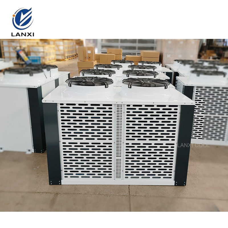 Two Fans Outer Rotor Box Type 8HP10HP12HP15HP18HP Refrigeration Unit R404 R22 R507 Medium-High Temperature Condensing Unit