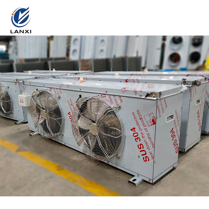 Commercial Air Conditioner Refrigeration Unit and Air Conditioning Parts Heat Exchanger Cold Storage Room Industrial Stainless Steel Evaporator