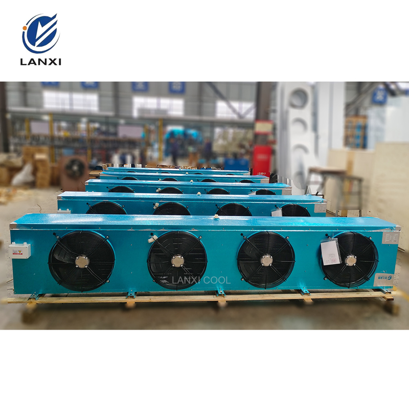 High Quality Professional Cold Room Use Energy-Saving High Power Air Cooler Evaporator for Chiller Heat Exchanger with Embossed Aluminum Sheet Casing