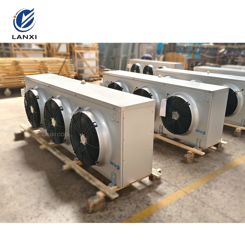 Refrigeration Unit Air Cooler Evaporator for Cold Rooms with Aluminum-Zinc Coated Steel Casing Wall Mounted Evaporator with Blowers