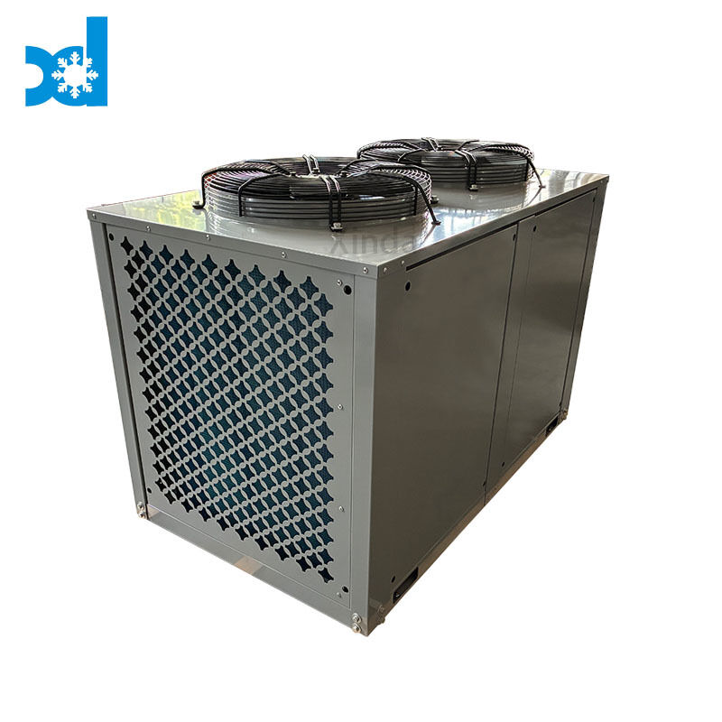 Wholesale U-Shaped Box Type Integrated Roof Air Outlet Air Cooled Condenser Fan Condensing Unit New Condition for Refrigeration System