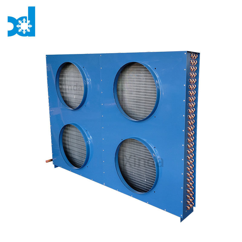 H Type High Efficiency finned type Air Cooled Condenser for Commercial Compressor and Refrigeration Systems Condenser Coil with or Without Fans