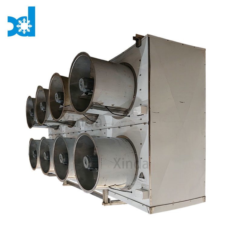Manufacturer Floor Stand Air Cooler Cold Room Stainless Steel Material Air Cooled Evaporator for Flower Fresh-Keeping Warehouse with Fan Duct