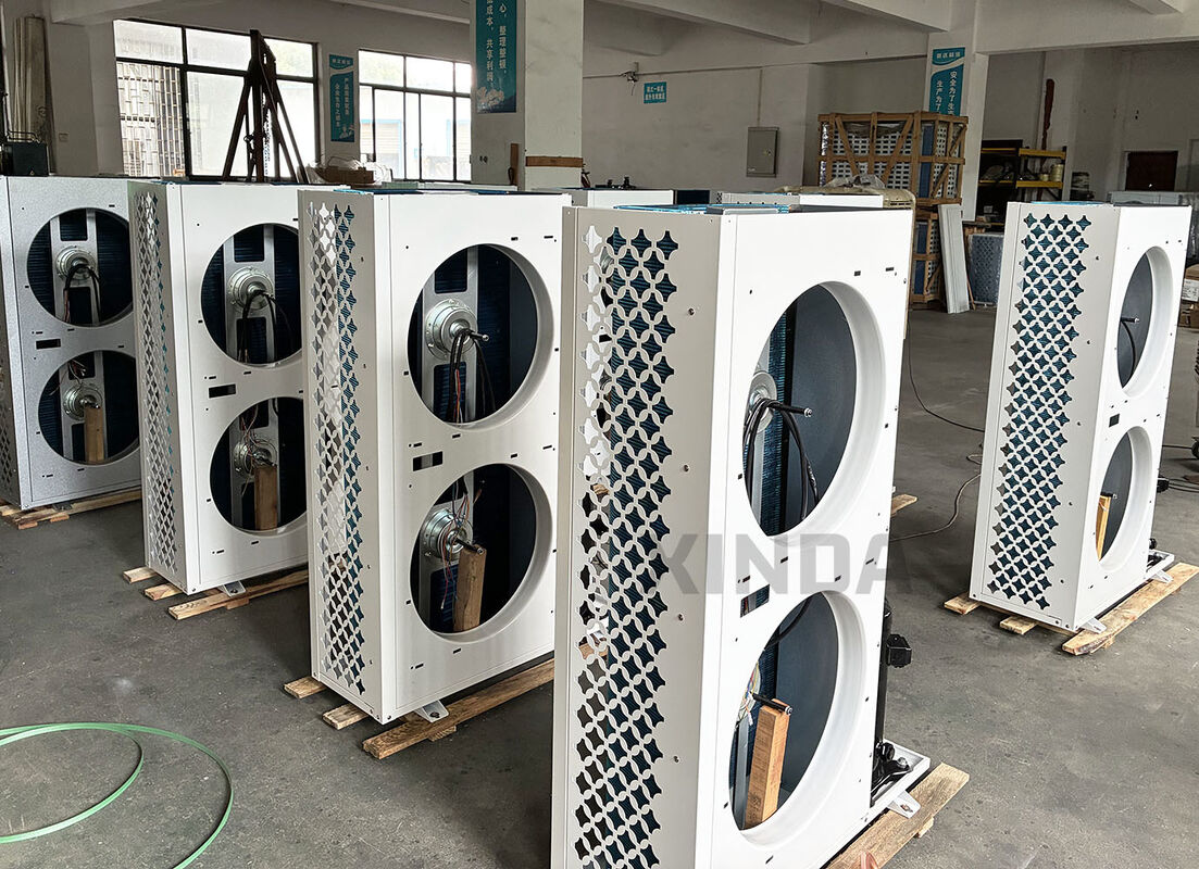 All-In-One ACs Wall-Mounted 5hp 6hp Air-Cooled Refrigeration Condensing Unit With Copeland Compressor Unit