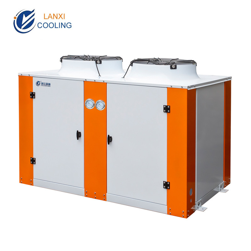 Box U-type Air Cooled Condenser unit for Condensing Unit Refrigeration ...